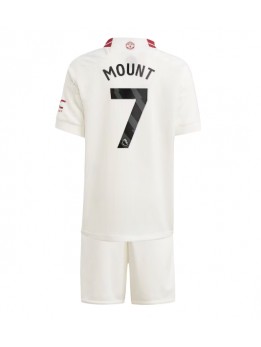 Otroški Nogometna dresi replika Manchester United Mason Mount #7 Tretji 2023-24 Kratek rokav (+ hlače)